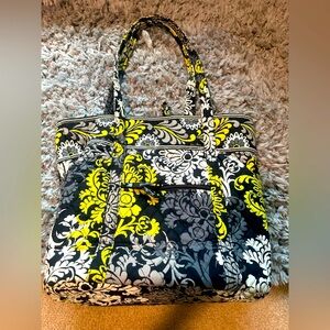 Vera Bradley Vera Tote & Coin Purse Retired Baroque Pattern